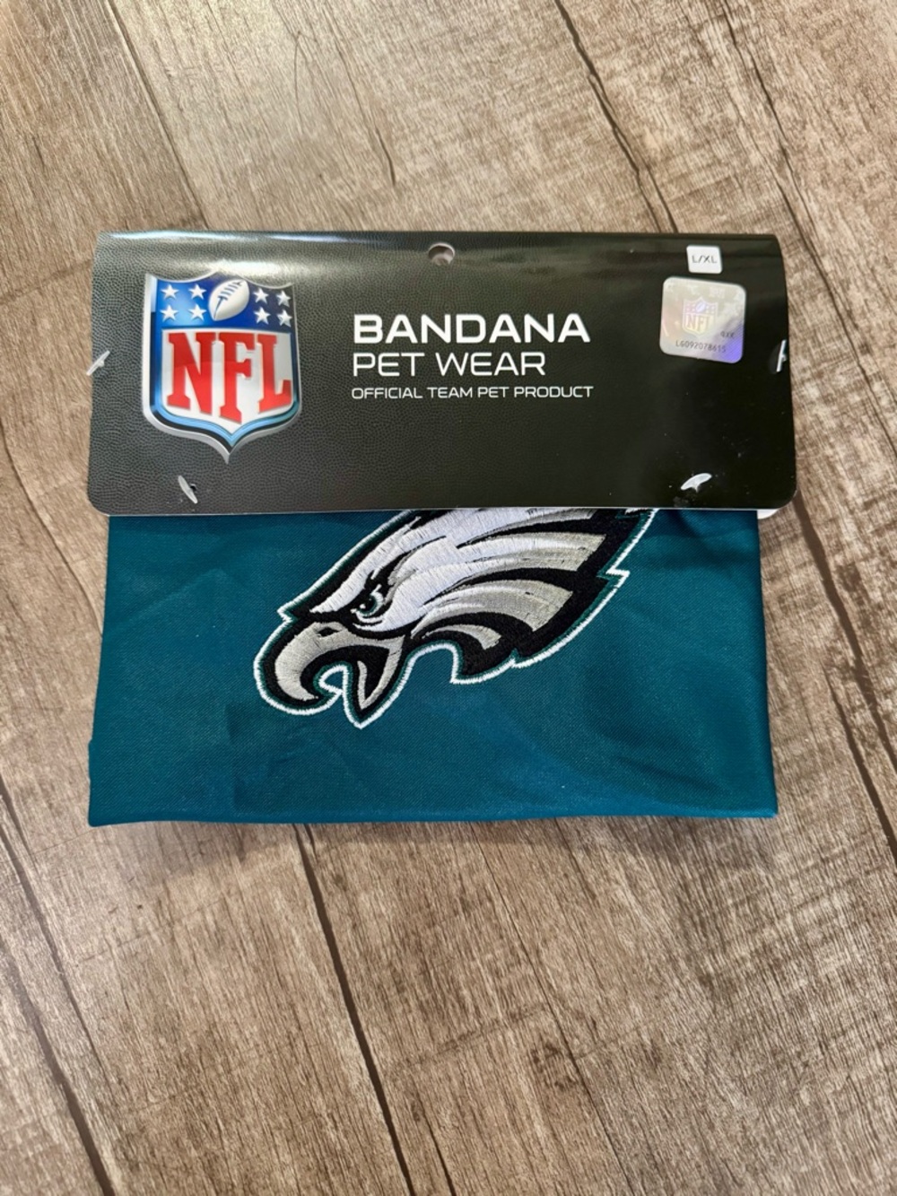 Philadelphia Eagles Dog Bandana Tie L/XL NFL Pet Game Day Bandana NWT